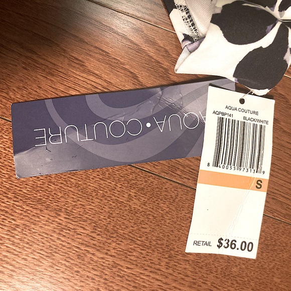 Aqua Couture bathing suit. New with tags. Gorgeous floral print. Fits amazing. - Picture 3 of 10